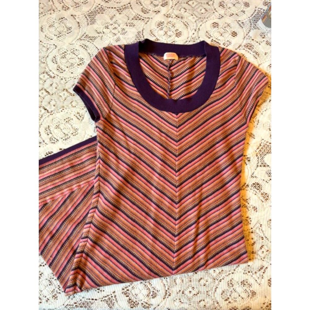 Mossimo Supply Co. 100% Cotton Chevron Stripe Mini Dress